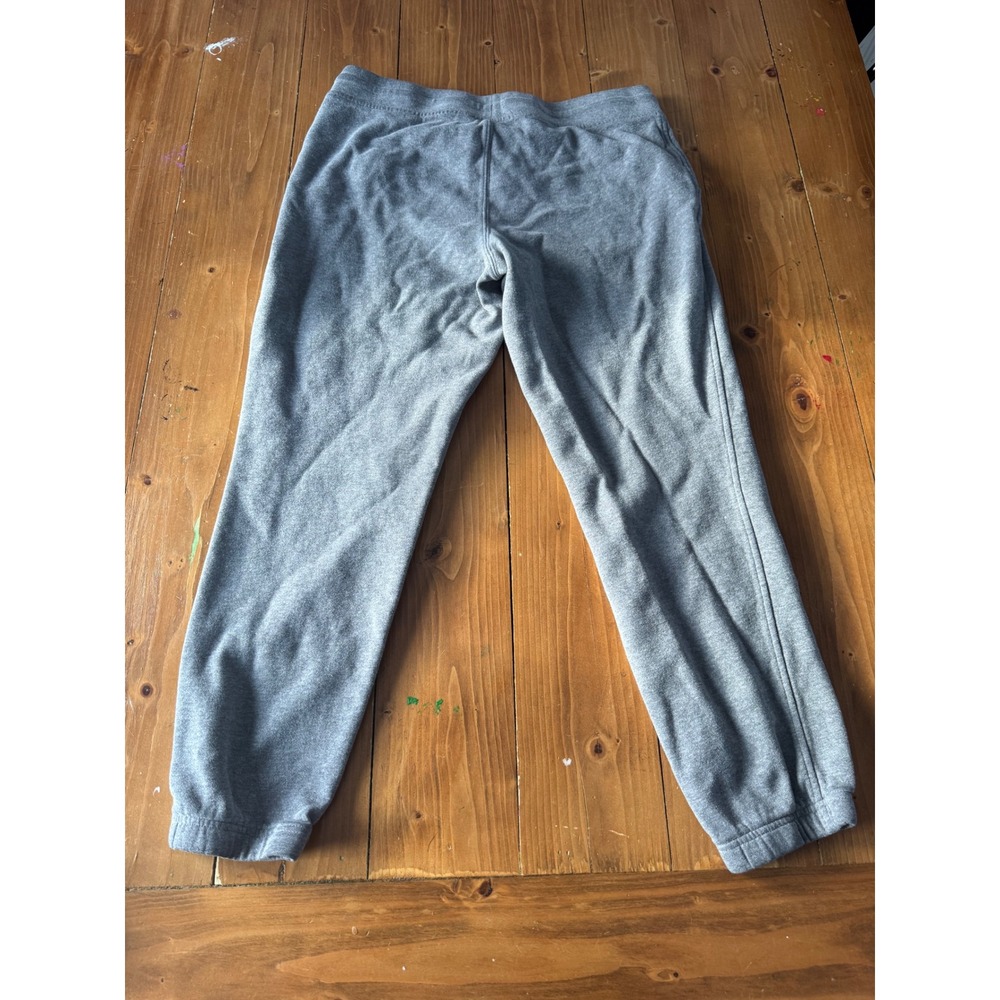 Gray Athletic Sweatpants Joggers Lounge Pants Elastic Waistband Pockets